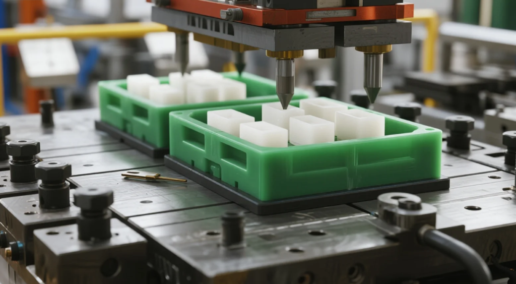 injection molding of plastics